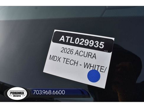 New 2026 Acura MDX SH-AWD w/ Technology Package image 37