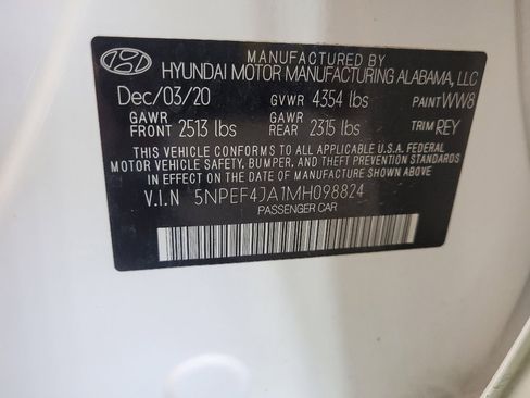 Used 2021 Hyundai Sonata SEL w/ Convenience Package FWD image 33