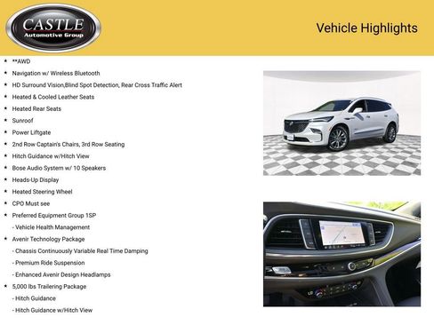 Used 2024 Buick Enclave Avenir w/ Avenir Technology Package image 4