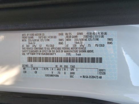 Used 2025 Ford Transit 250 Low Roof w/ Exterior Upgrade Package RWD image 34
