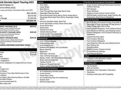 New 2026 Buick Envista Sport Touring w/ Convenience I Package image 5