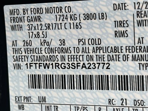 Used 2025 Ford F150 Raptor image 34