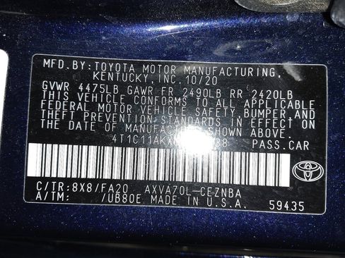 Used 2021 Toyota Camry LE w/ Carpet Mat Package (TMS) image 33