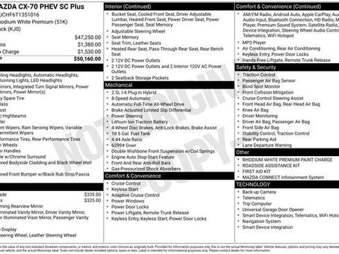 New 2026 MAZDA CX-70 SC Plus image 26