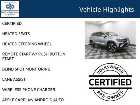 Certified 2024 Volkswagen Taos SE image 48