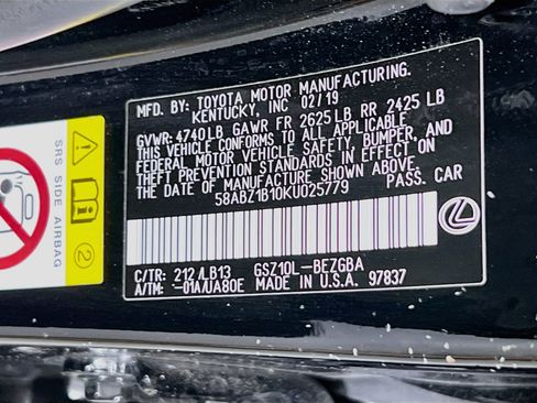 Used 2019 Lexus ES 350 w/ Accessory Package 2 FWD image 32