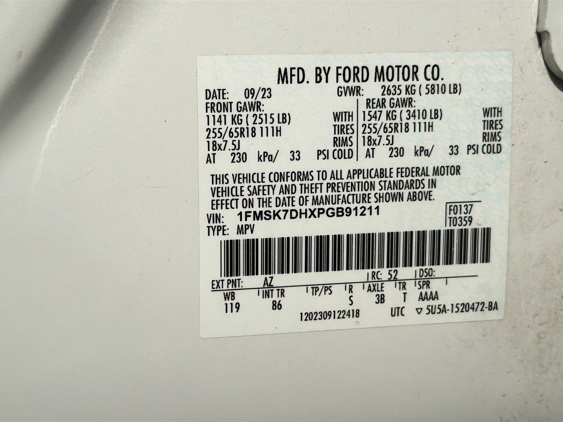Used 2023 Ford Explorer XLT RWD image 34