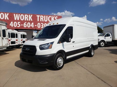 Used 2020 Ford Transit 350 148 High Roof Extended DRW w/ Upfitter Package RWD image 3