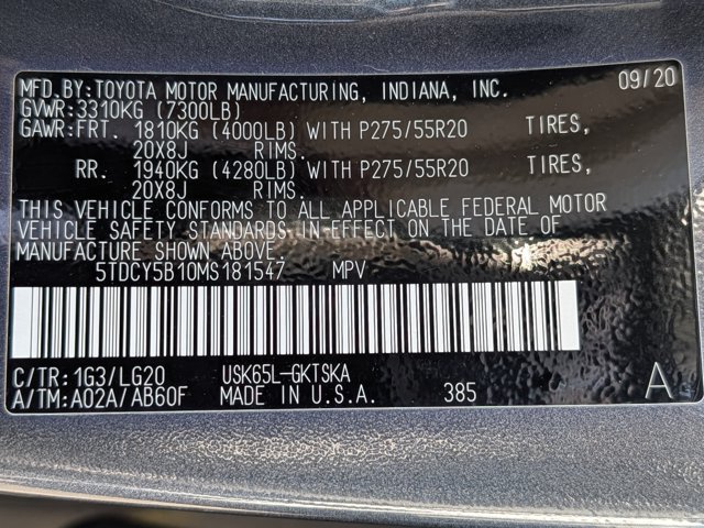 Used 2021 Toyota Sequoia TRD Sport w/ TRD Sport Premium Package AWD/4WD image 30