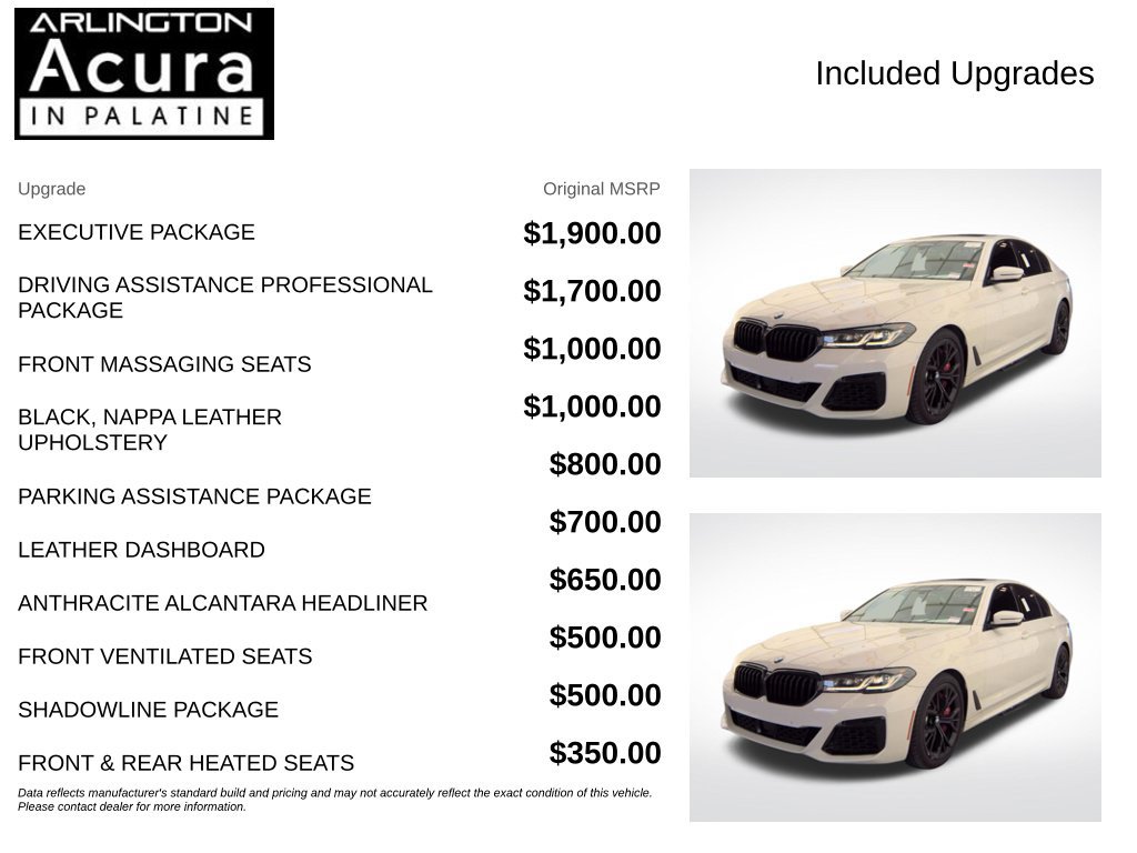 Used 2022 BMW M550i xDrive w/ Executive Package AWD/4WD image 4