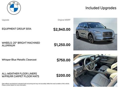 Used 2025 Lincoln Corsair Grand Touring w/ Equipment Group 301A AWD/4WD image 4