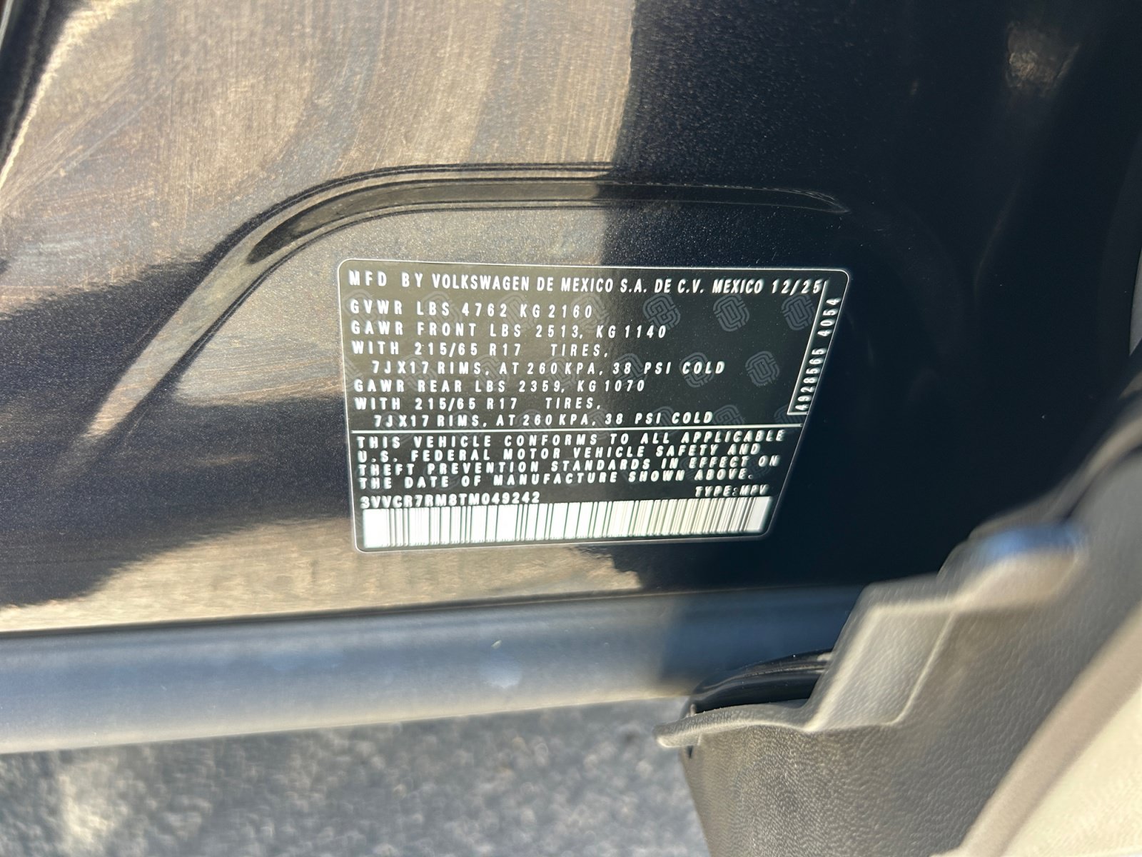 Certified 2026 Volkswagen Tiguan S FWD image 24