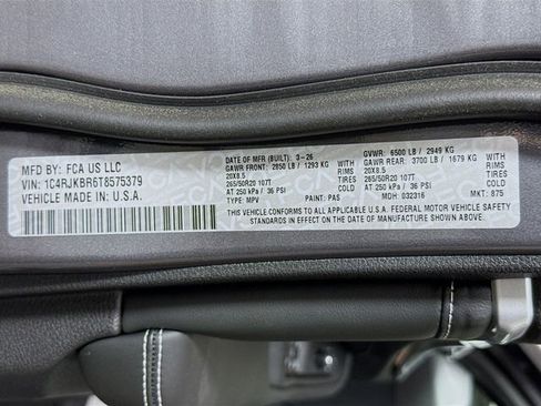 New 2026 Jeep Grand Cherokee L Limited AWD/4WD image 33