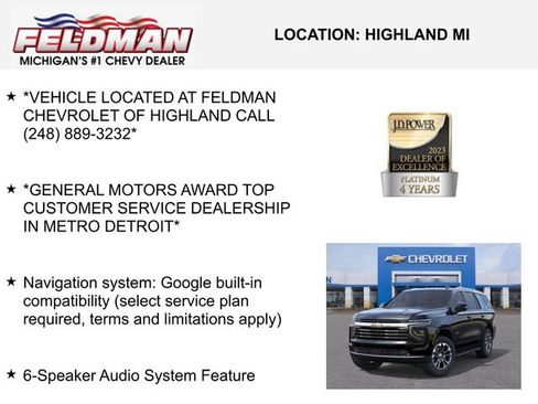 New 2026 Chevrolet Tahoe LT w/ Comfort Package image 3