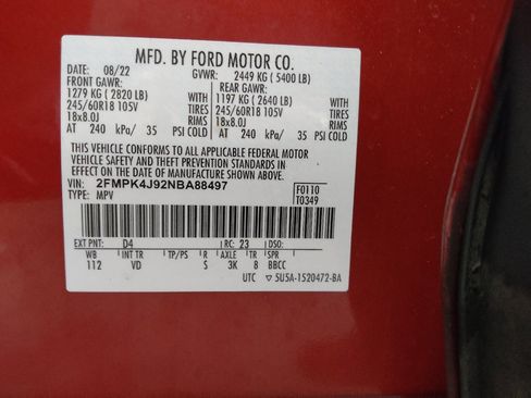 Used 2022 Ford Edge SEL w/ Convenience Package AWD/4WD image 33