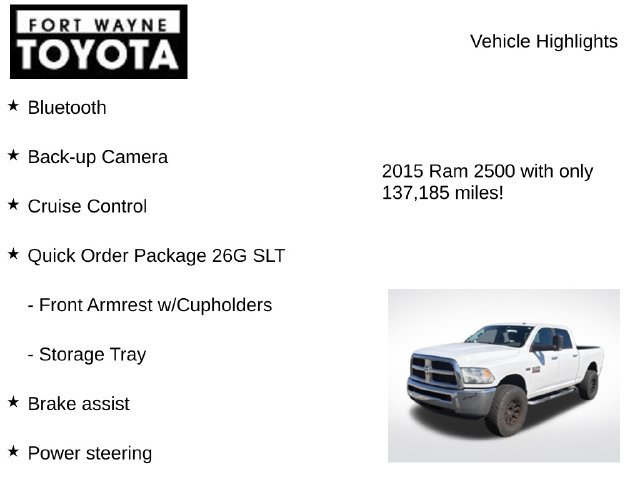 Used 2015 RAM 2500 SLT AWD/4WD image 7