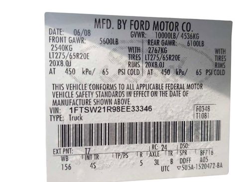 Used 2008 Ford F250 FX4 AWD/4WD image 18