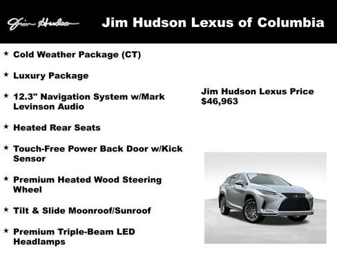 Certified 2022 Lexus RX 350L Luxury w/ Accessory Package (Z1) FWD image 4
