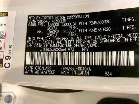 Used 2019 Toyota 4Runner Limited image 33