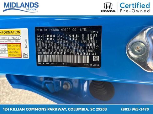 Certified 2025 Honda Civic Type R image 31