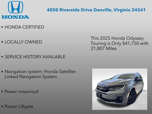 Used 2025 Honda Odyssey Touring image 7