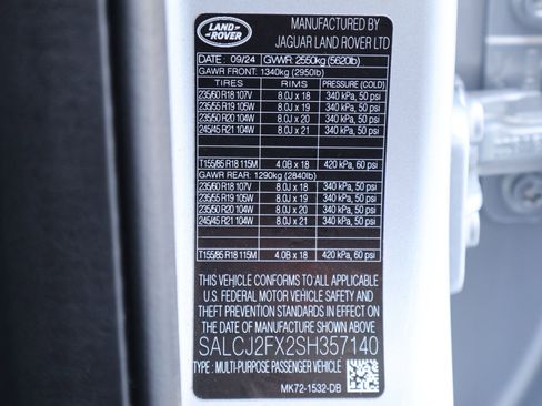 Certified 2025 Land Rover Discovery Sport S AWD/4WD image 34