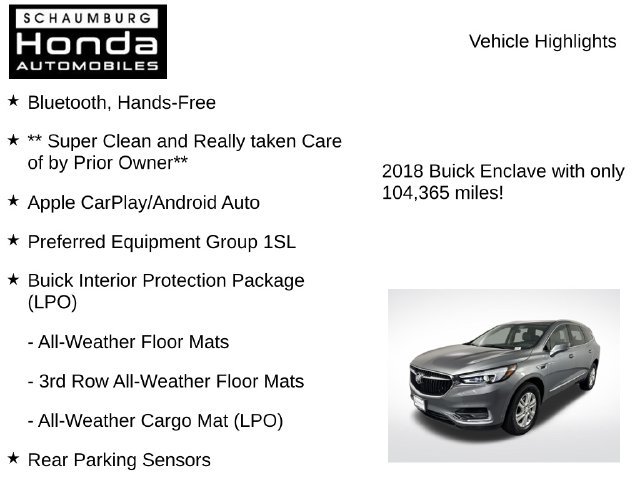 Used 2018 Buick Enclave Essence AWD/4WD image 8