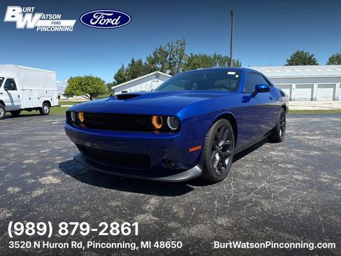 Used 2022 Dodge Challenger R/T w/ Blacktop Package RWD image 1