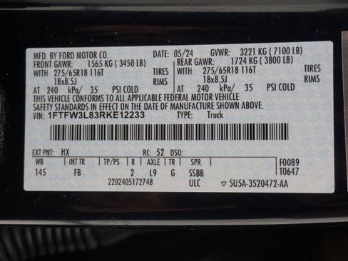 Used 2024 Ford F150 XLT w/ Equipment Group 302A MID AWD/4WD image 33