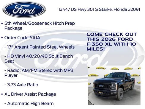 New 2026 Ford F350 XL w/ STX Appearance Package AWD/4WD image 20