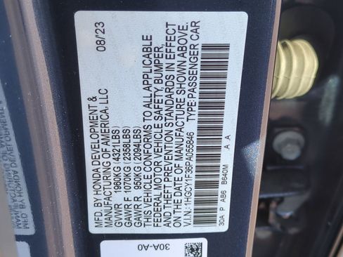 Used 2023 Honda Accord EX image 34