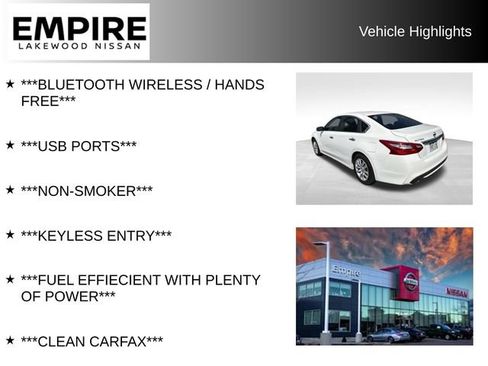 Used 2017 Nissan Altima 2.5 S FWD image 2