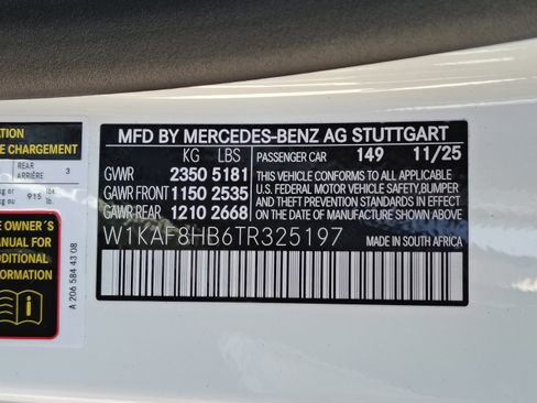 New 2026 Mercedes-Benz C 43 AMG 4MATIC Sedan image 35