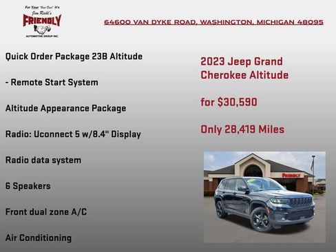 Used 2023 Jeep Grand Cherokee Altitude AWD/4WD image 15
