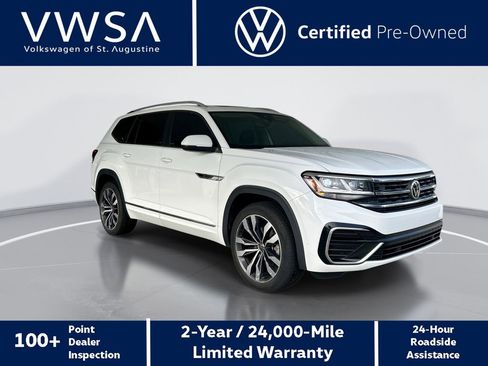 Certified 2021 Volkswagen Atlas SEL R-Line AWD/4WD image 1