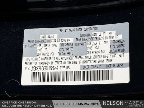 Used 2024 MAZDA CX-90 3.3 Turbo w/ Select Package AWD/4WD image 29