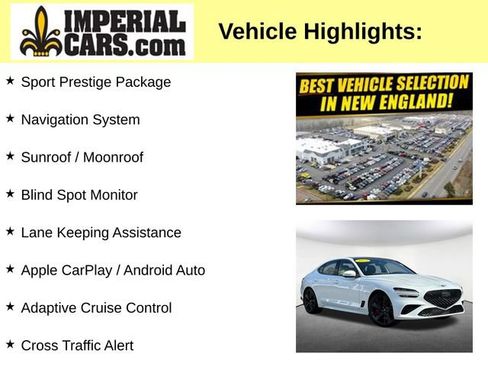 Used 2023 Genesis G70 3.3T w/ Sport Prestige Package AWD/4WD image 7