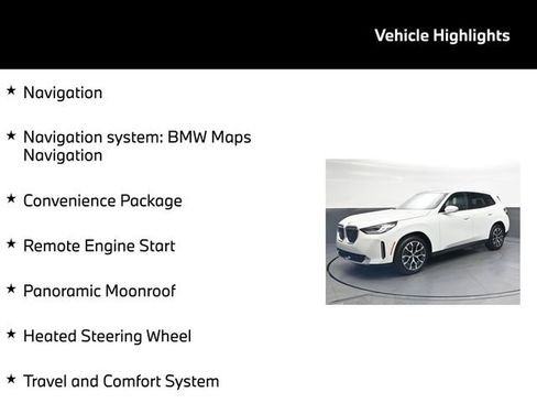 Used 2026 BMW X3 xDrive30i w/ Convenience Package AWD/4WD image 5