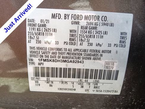 Used 2021 Ford Explorer XLT AWD/4WD image 37