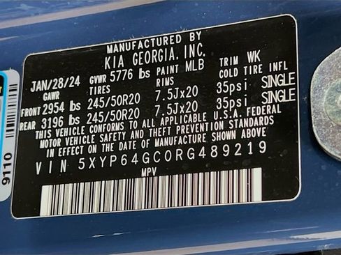 Used 2024 Kia Telluride S w/ S Sunroof Package image 34