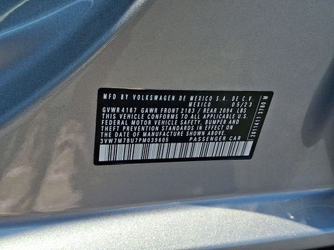 Certified 2023 Volkswagen Jetta SE w/ Panoramic Sunroof Package FWD image 27