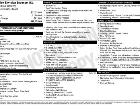 Used 2017 Buick Envision Essence image 13