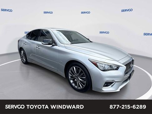 Used 2018 INFINITI Q50 Luxe w/ Cargo Package (L95) RWD image 1