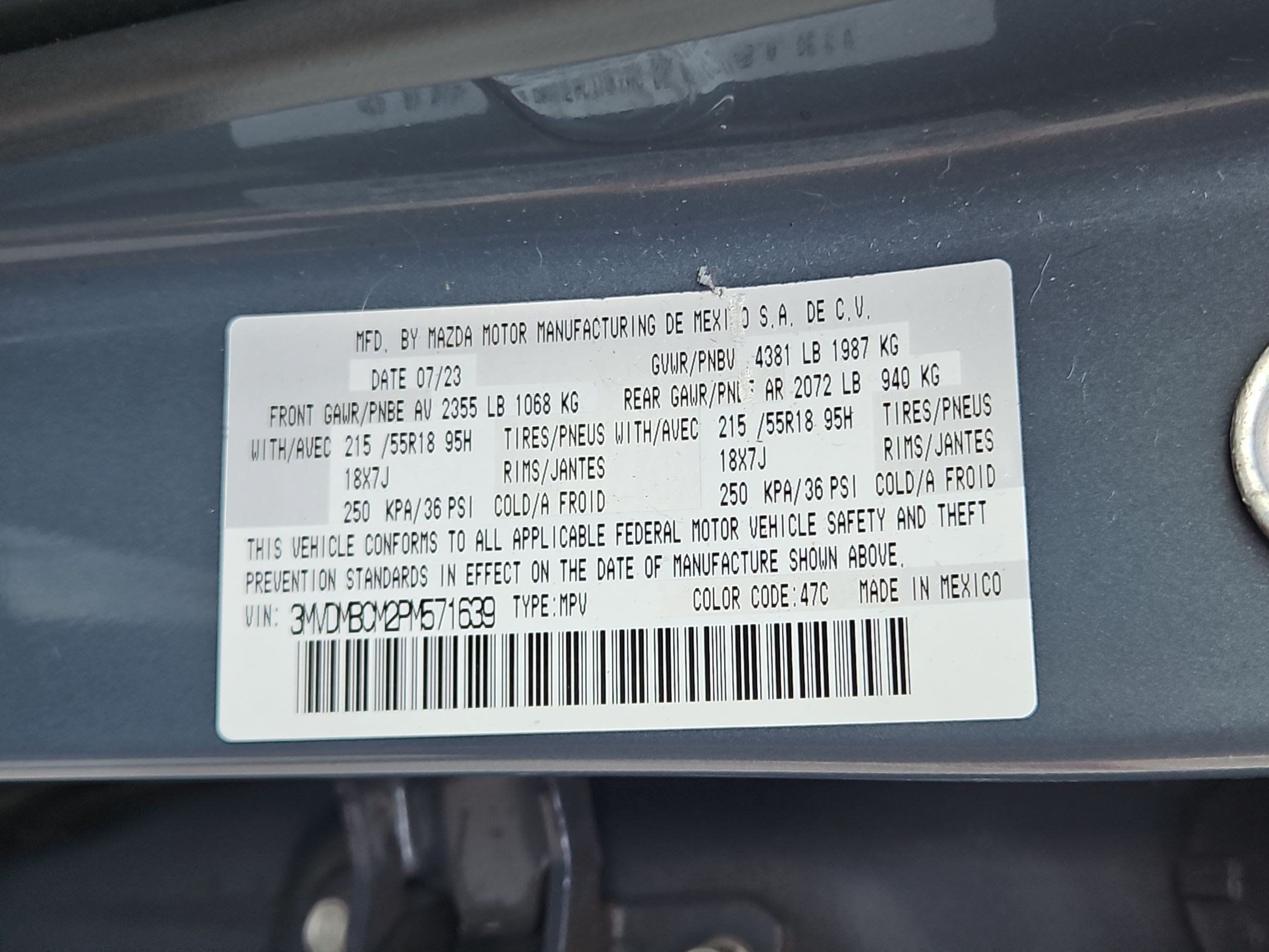 Used 2023 MAZDA CX-30 AWD 2.5 S w/ Preferred Package image 34