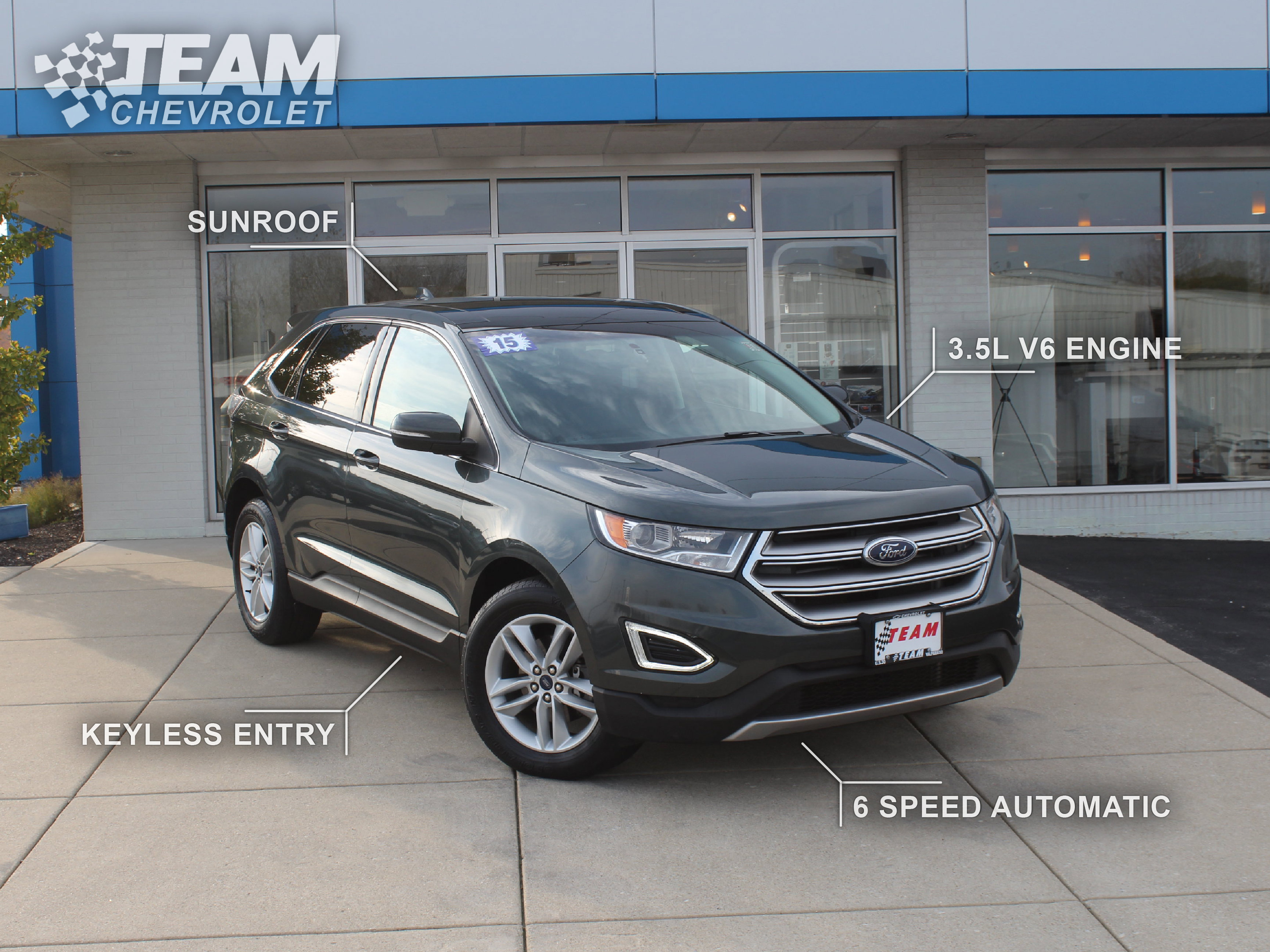 Used 2015 Ford Edge SEL w/ Equipment Group 201A FWD image 2