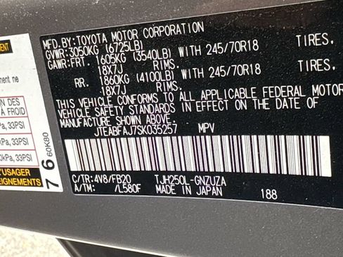 Used 2025 Toyota Land Cruiser 1958 AWD/4WD image 15