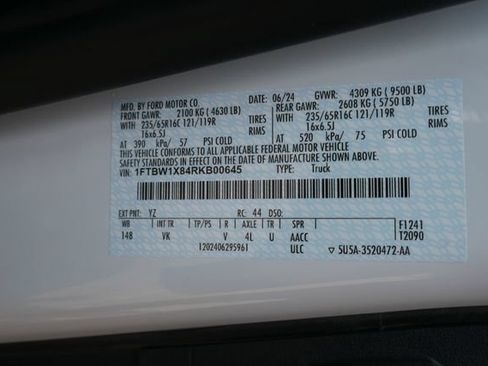 Used 2024 Ford Transit 350 148 High Roof RWD image 24