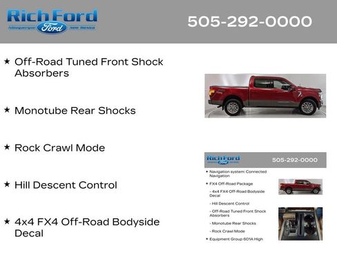 Certified 2025 Ford F150 King Ranch w/ FX4 Off-Road Package AWD/4WD image 22