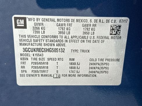 Used 2017 Chevrolet Silverado 1500 LT w/ All Star Edition AWD/4WD image 35