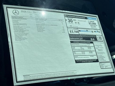 New 2026 Mercedes-Benz CLA 250 250 image 29